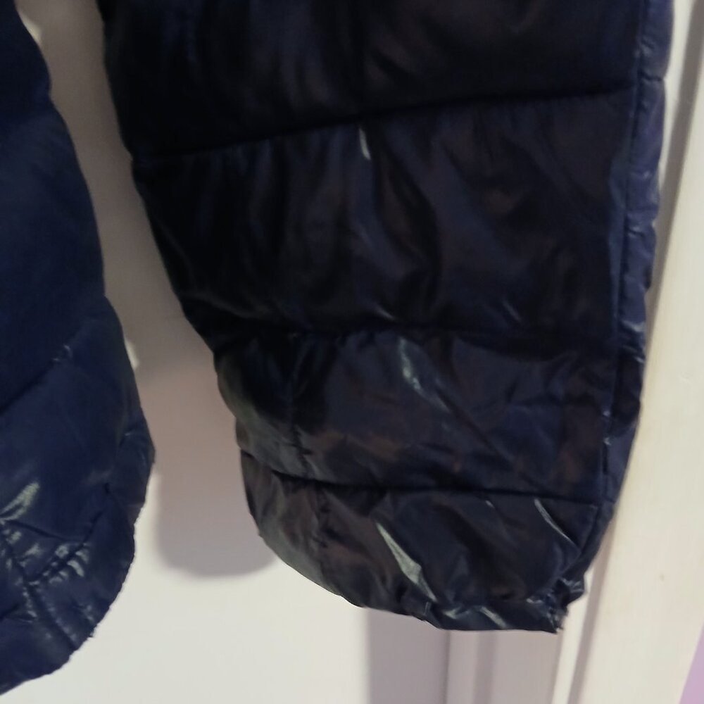 Gap Women's Navy Blue Quilted Puffer Jacket SZ SP GUC - Picture 4 of 9